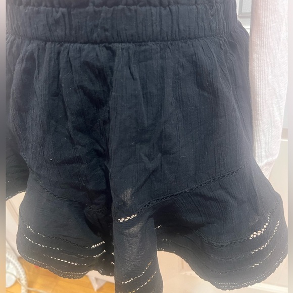 Aerie Ruffle Lace Trimmed Black Skort Size XL NWT - Picture 2 of 3